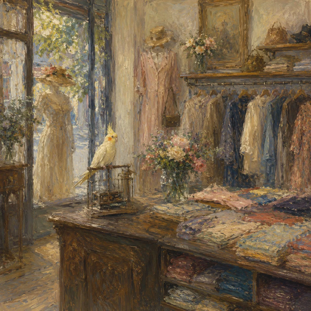 An impressionist retail boutique